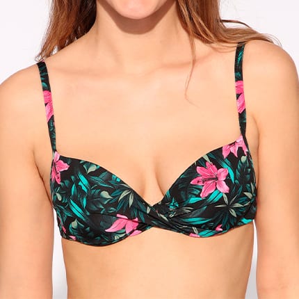 bikini push up tropical bikini push up tropical