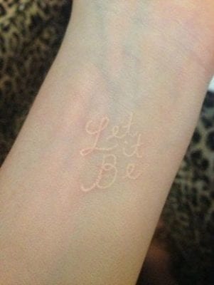 tatuajes blancos muñeca tatuajes blancos muñeca