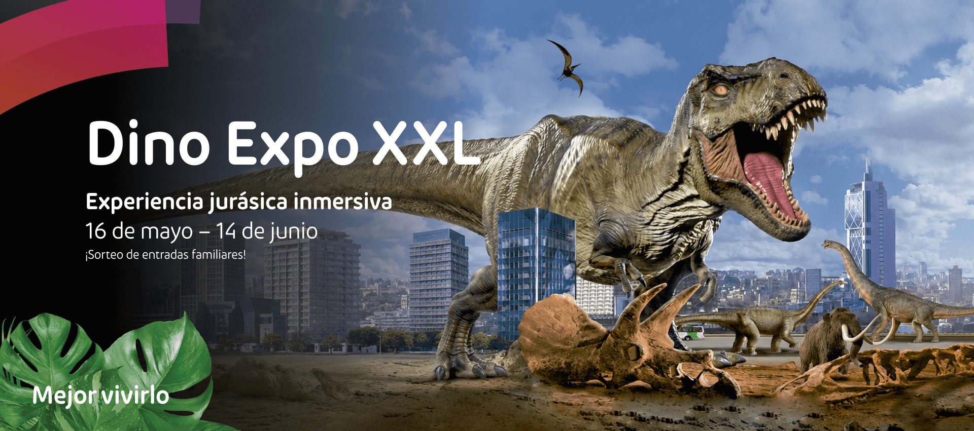 Dino Expo XXL llega a Xanadú: una aventura jurásica para toda la familia